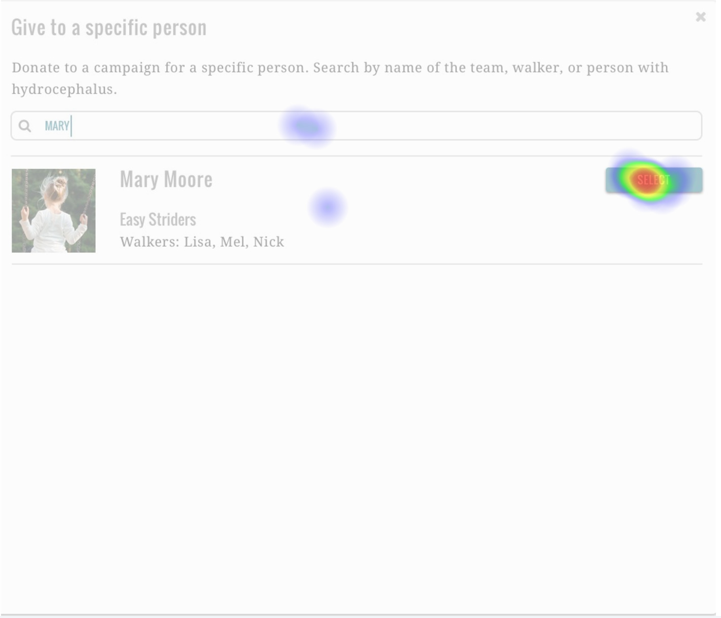 mockups high-fidelity testing for donating