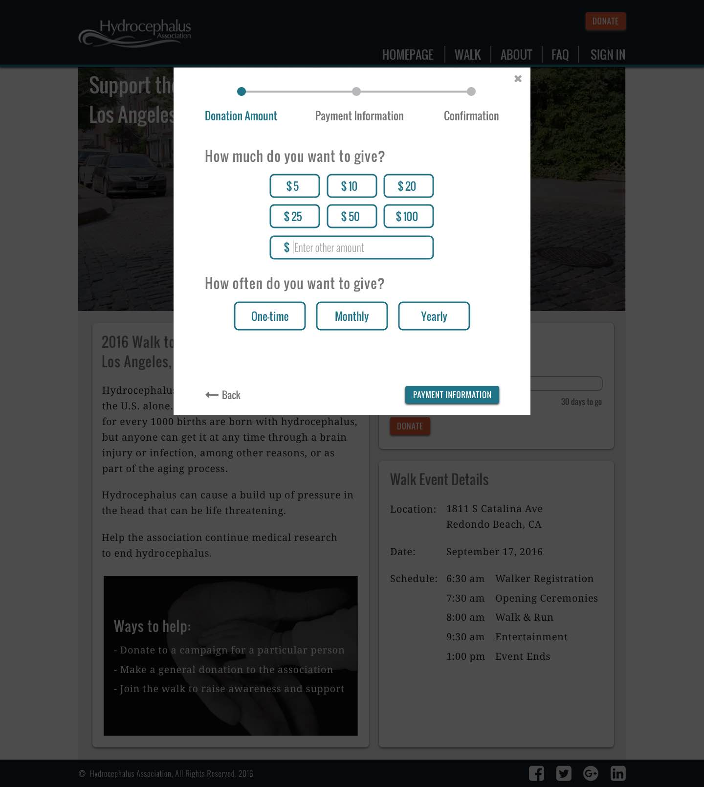 donate mockup