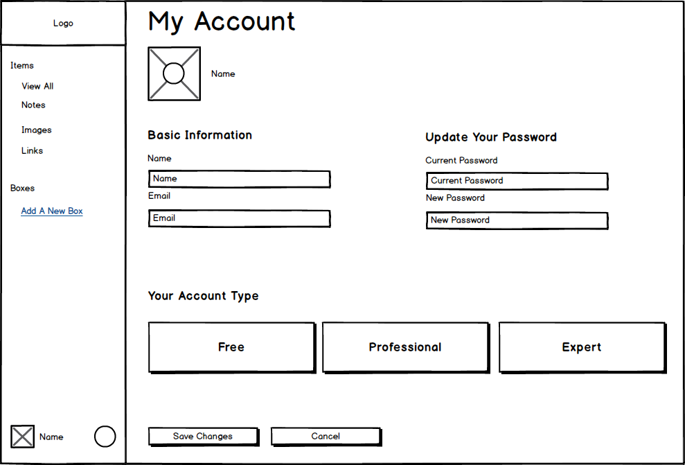 account settings