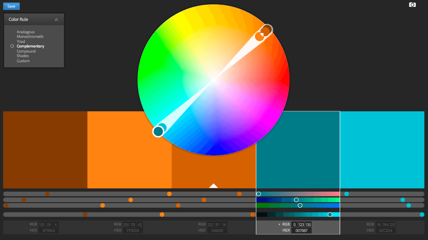 Adobe Color Wheel