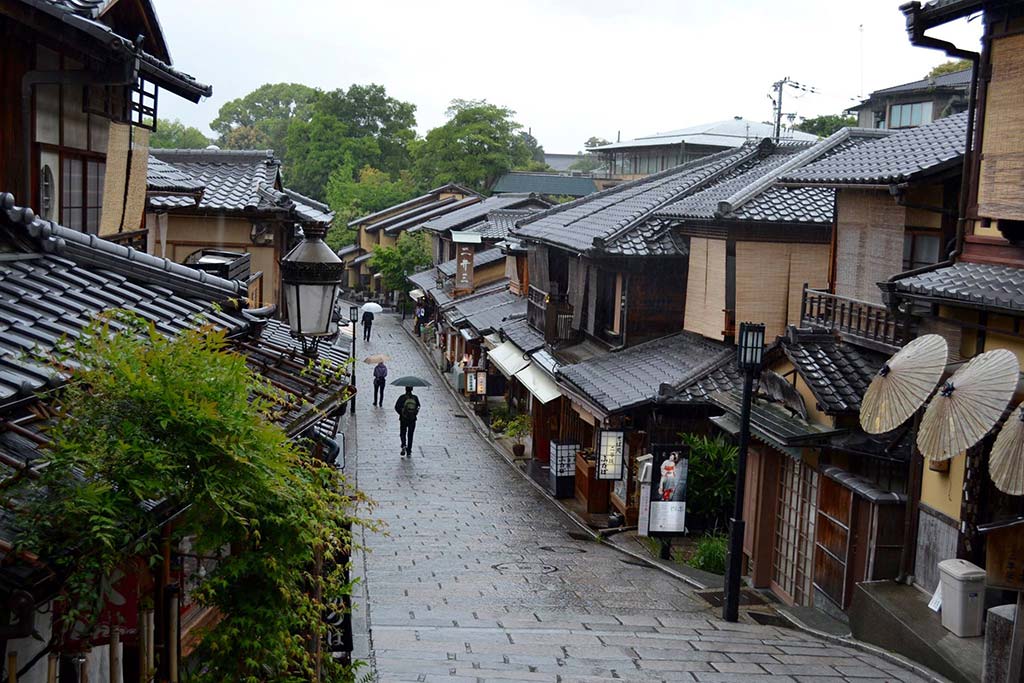 Higashiyama District. Kyoto, Japan.